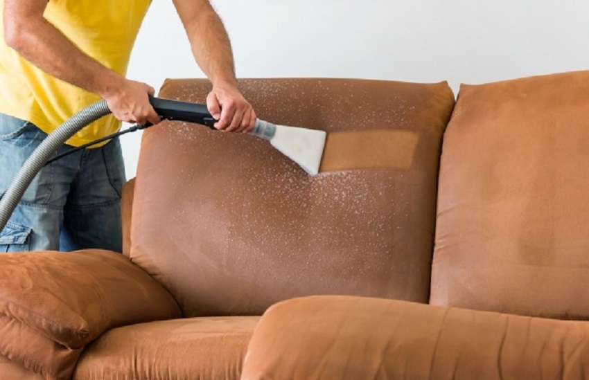 clean the faux suede couch