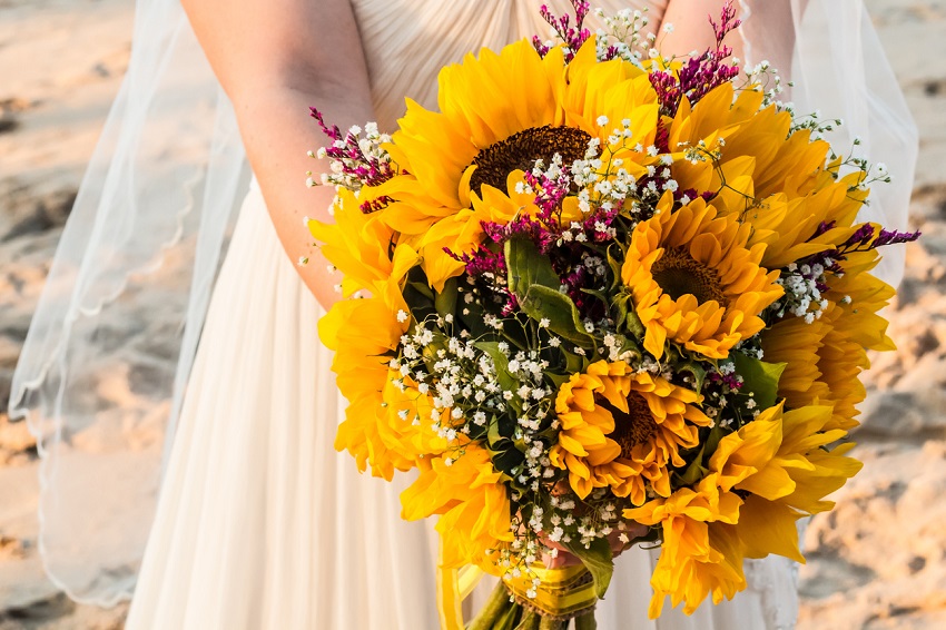 Are Sunflowers Good Cut Flowers: Bridal Bouquets