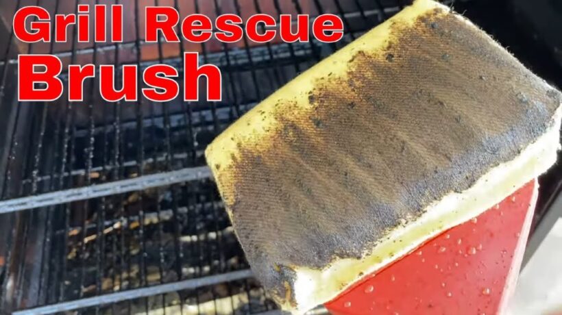 How to Clean Grill Rescue Brush?